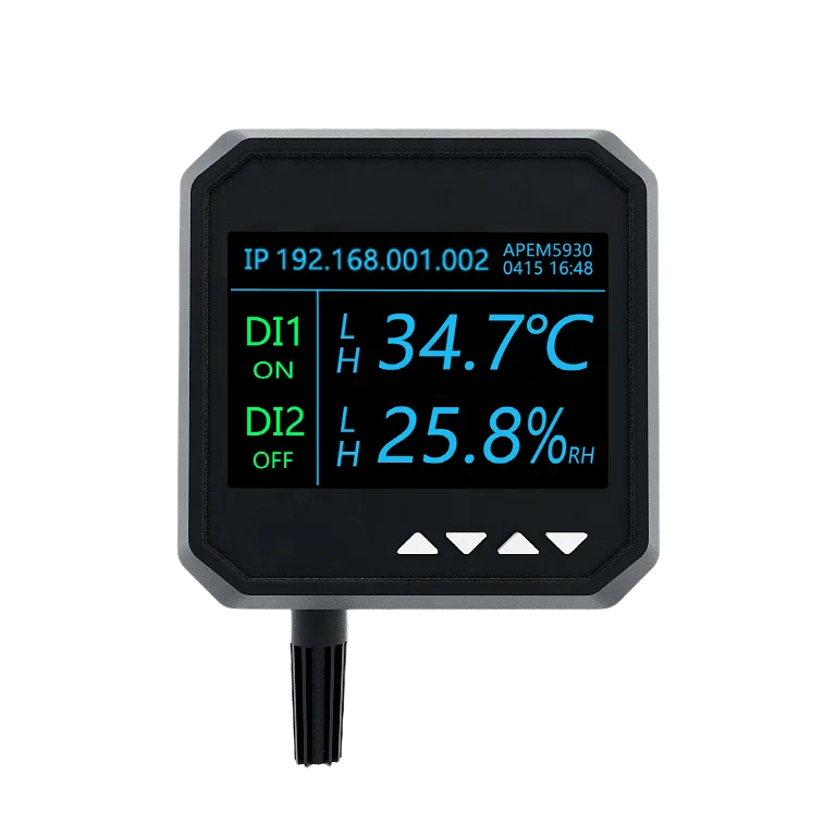

humidity and temperature sensor poe Ethernet RJ45 interface relay output RS485 Ethernet