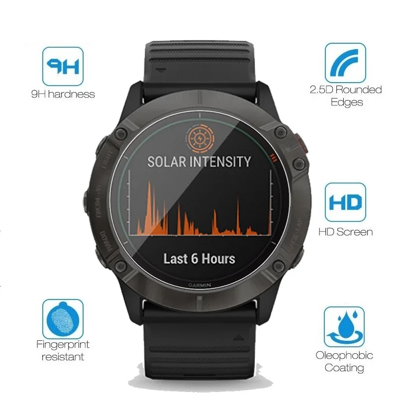 Защитное стекло для Garmin Fenix 7 7X 7S 5 5X 5S Plus 6 6X 6S Pro Защитная пленка экрана смарт часы