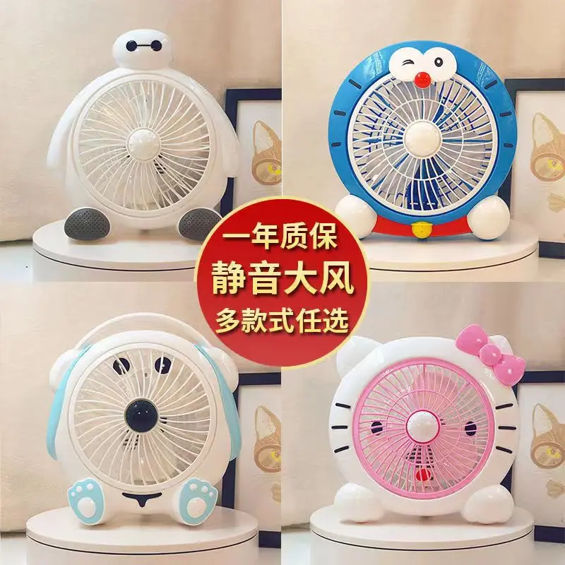 

Sanrioed аниме мультфильм Hello Kittys маленький веер Ins Девочка Сердце кавайная Летняя мини-Настольная домашняя Бесшумная маленькая веер праздничные подарки