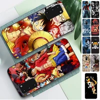 bandai one piece luffy phone case for samsung s10 21 20 9 8 plus lite s20 ultra 7edge