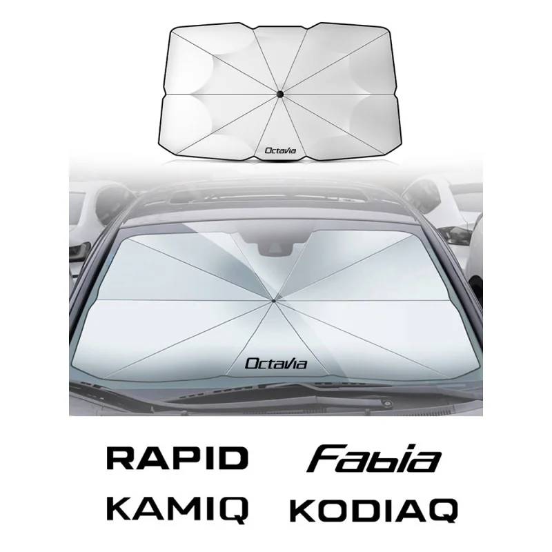 

Suitable for Skoda Minry Fabia Rapid Superb Kodiaq Scala Karoq Citigo Kamiq Roomster Enyaq car insulation sunshade