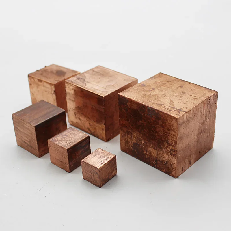 Медный куб 10мм 20мм 25мм 30мм 40мм 50мм 60мм