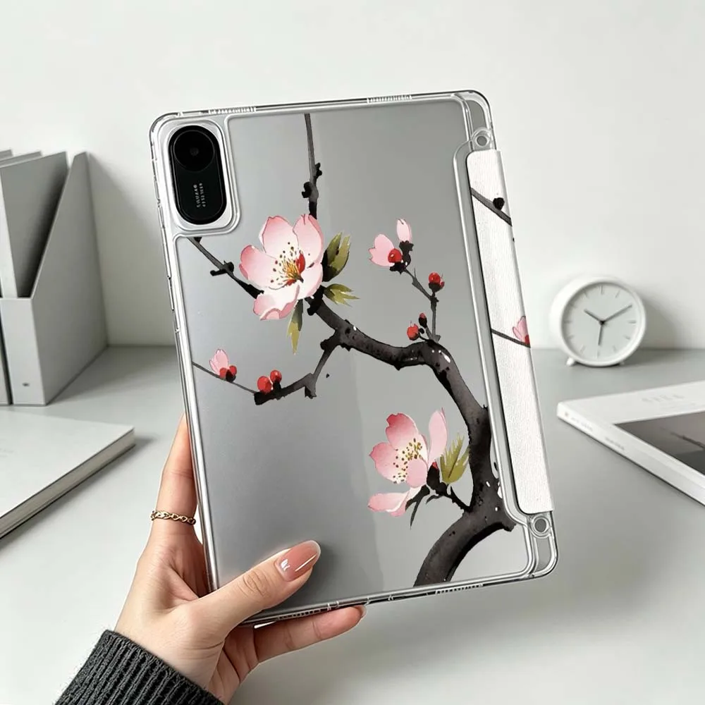 Фото Чехол для планшета Art Branches Flowers Soft для Xiaomi Mi Pad 8 7 6 5 Pro Redmi Pad SE 2 Poco Pad Foldable 3Y №4