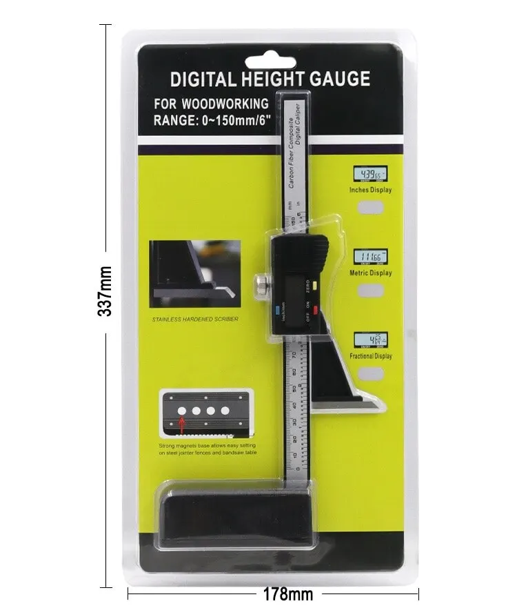 

Высота 0-150 мм цифровой дисплей высокая точность глубина диафрагма с магнитными самостоятельными ножками