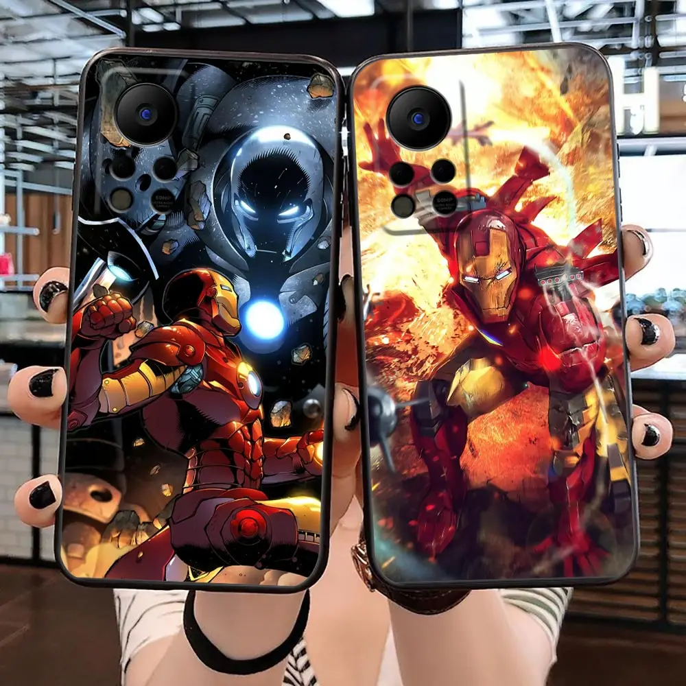

Case For Infinix TECNO CAMON 19 16 ZERO X NEO 20 8 POVA 4 2 NEO2 NOTE 12 11 10 8 8I S5 Pro 5G Case Marvel Avengers Lron Man
