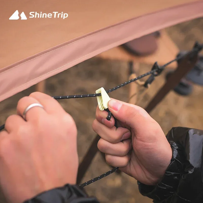 Shine Trip 4 мм 3 м уличная веревка для кемпинга подвесная регулируемая одежды зажим в