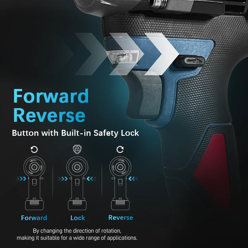 Электрический бесщеточный ударный гайковерт Goddess крутящий момент 600NM