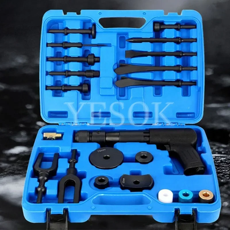 Pneumatic Concrete Breaker Ball Joint Auto Repair Kit Remover Flat Chisel Air Hammer Breakaway