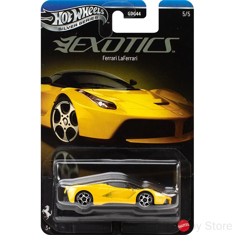 Фото Коллекционная модель автомобиля Hot Wheels из литого сплава Ferrari Laferrari GDG44, серия Silver Series, экзотические автомобили для коллекционеров и энтузиастов. №2