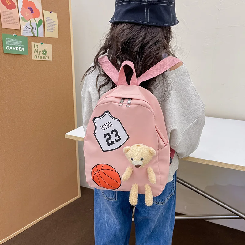 Hildren Cute Bear Kids Backpacks Girls Mini Backpack Kawaii School Book Bag Adjustable Strap Backpack For Kindergarten School
