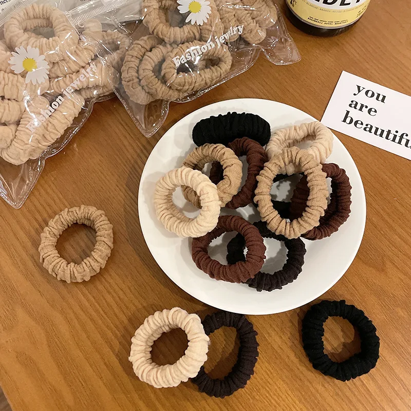 

5 шт./компл. однотонные шпильки для волос, резинки для волос для женщин, девочек, спортивные резинки для волос в тренажерном зале, набор аксес...