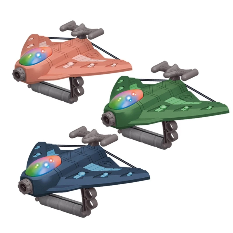 

Air Powered Toy Gun Aircraft EVA Foam Play Battle Game Blaster Toy Outdoor Playset w/ Soft Bullets Long Range Boy’s Gift