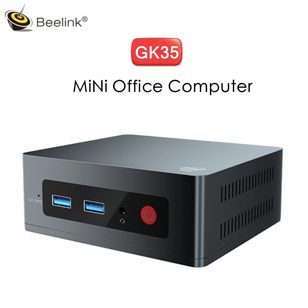 Beelink MINI PC GK35 Windows 10 Intel Gemini Lake J4205 8GB RAM 128GB/256GB SSD 2.4G 5.8G WiFi BT4.0 4K HD Smart Gaming Computer