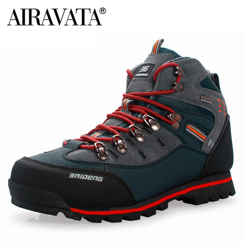 High Quality Men Outdoor Trekking Hiking Boots Waterproof Mountain Boots Climbing Shoes