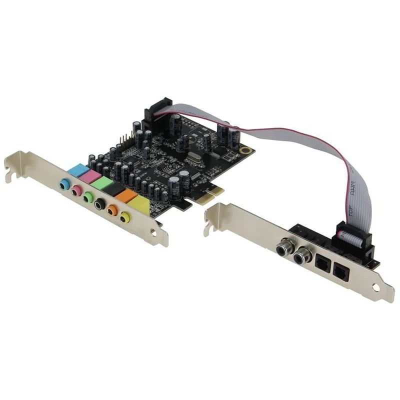 

Pcie 7.1 Channel Sound Card CM8828 + CM9882A With SPDIF Bracket Pcie 7.1CH Analog Digital 3D Stereo Extension Card