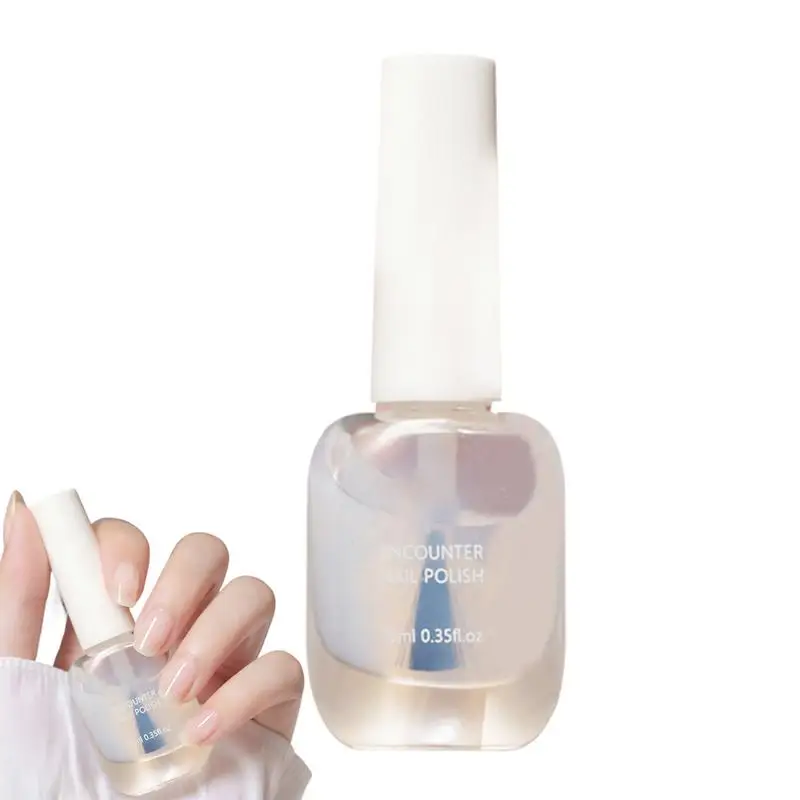 Лак для ногтей телесный Розовый Гель-лак блестящий гель на водной основе