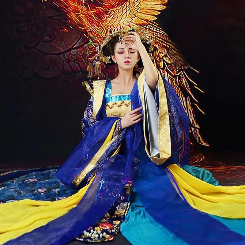 Женский костюм ханьфу династии Тан 2022 старинной наложницы косплей одежда для