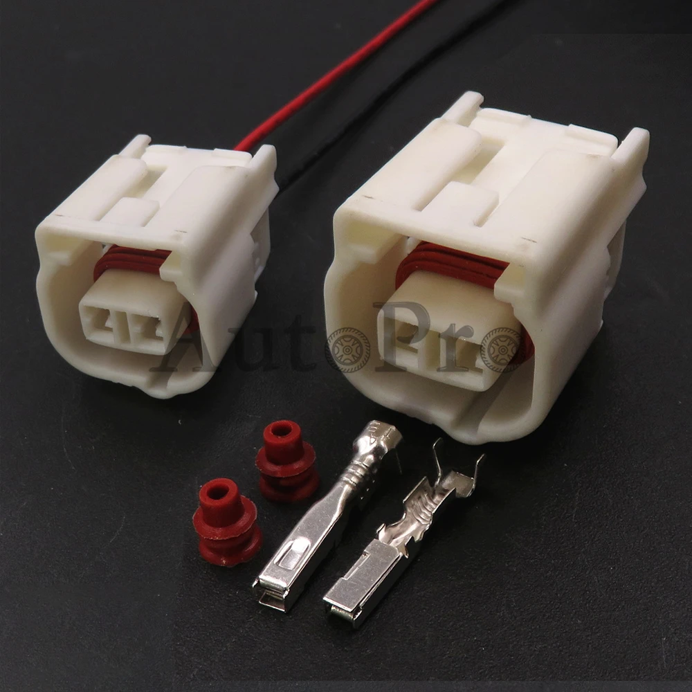 

1 Set 2 Hole Automotive Waterproof Sockets 6189-0641 Electrical Connectors Auto Wire Sealed Plug
