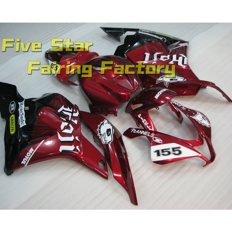

Комплект обтекателей для мотоцикла Honda CBR 600 RR 2009 2010 2011 2012 кузов CBR600RR 09 10 11 12 инъекция 600RR красный белый