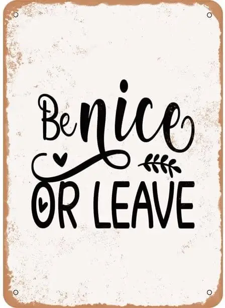 Винтажный металлический знак быть красивым или оставить металлический ...