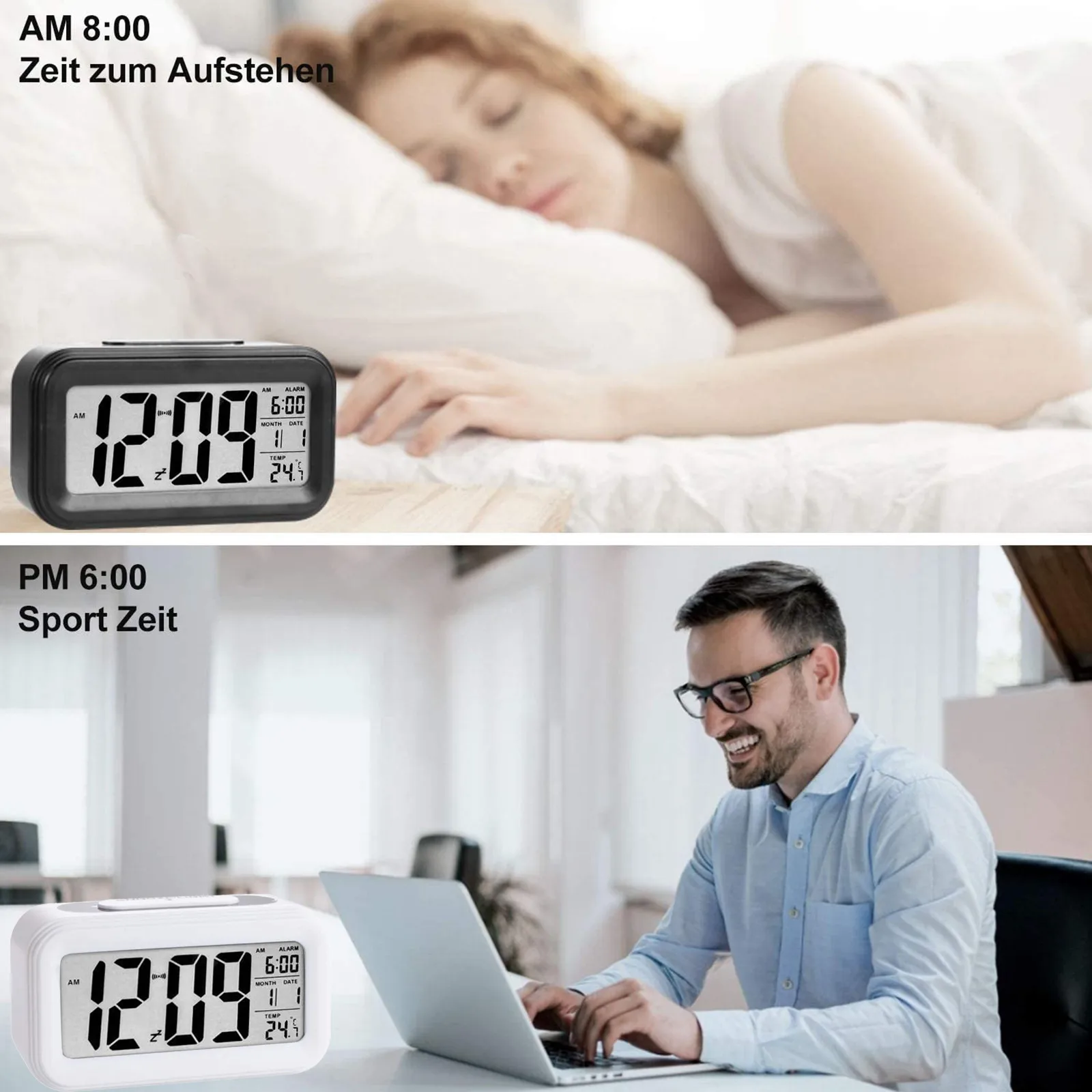 Беспроводной Bluetooth стерео часы карта портативный зеркальный маленький динамик