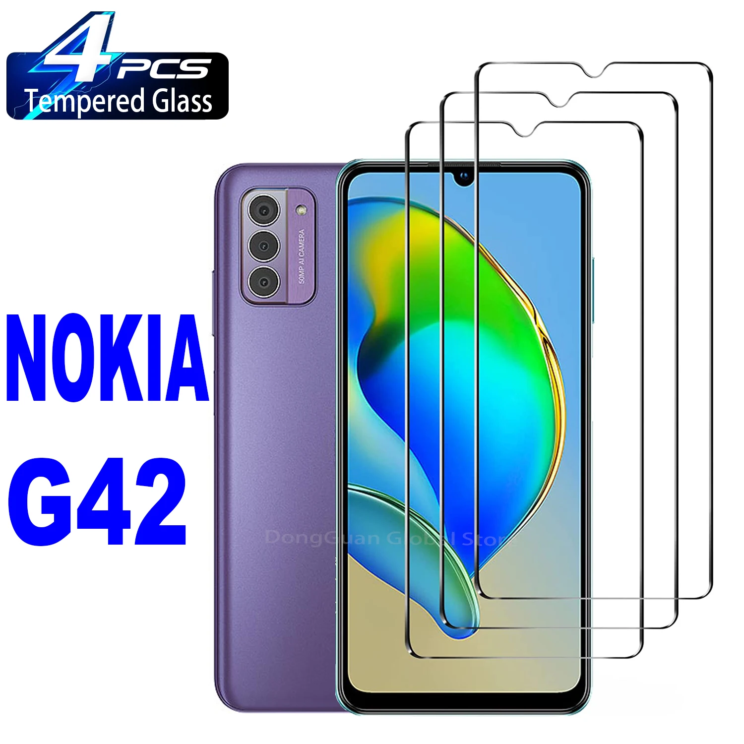 

2/4Pcs Tempered Glass For Nokia G42 Screen Protector Glass Film