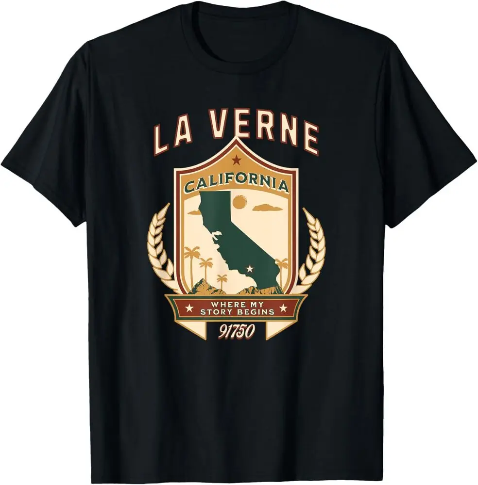 Футболка City Of La Verne California Where It All Began 91750 Хлопок
