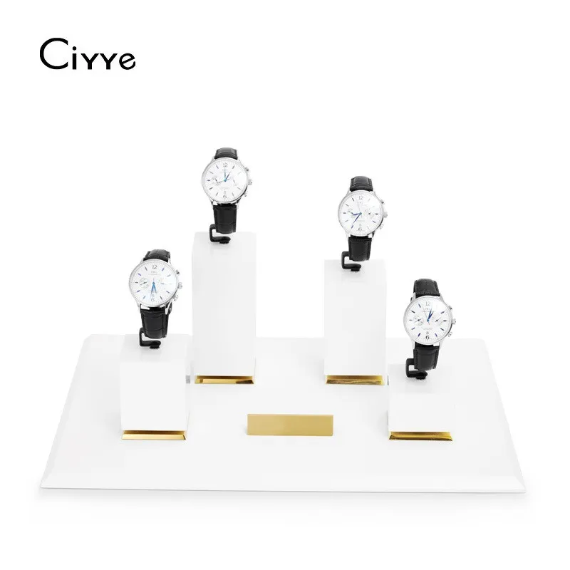 

Металлическая Витрина для часов Ciyye, подставка-держатель для ювелирных изделий, реквизит для Витрины Магазина, витрины для украшений