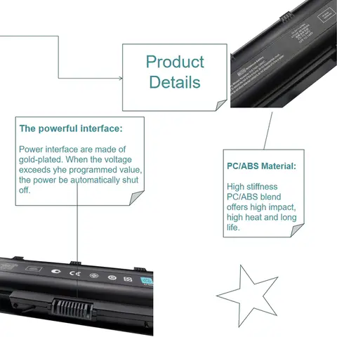 Аккумулятор DIXSG для HP Pavilion 10.8V