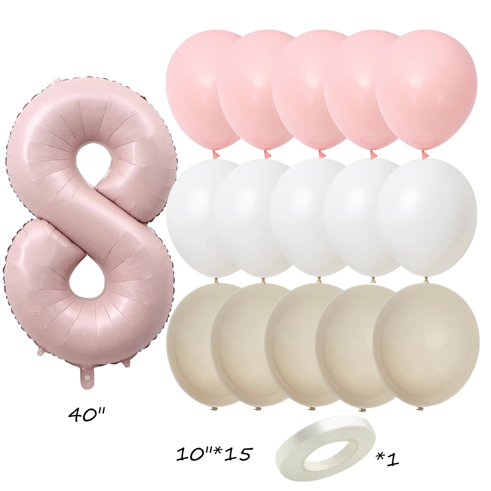 

Набор латексных шаров Partism розового цвета