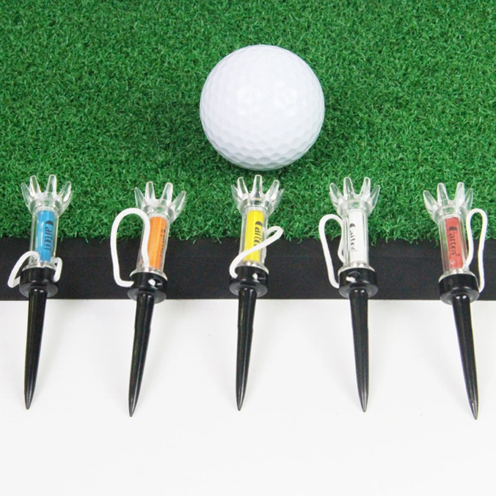 

5PCS Golf Training Ball Tee Magnetic Step Down 8 Claws Plastic Golf Ball Holder Tees Outdoor Golf Tees Accessories Golf Tees