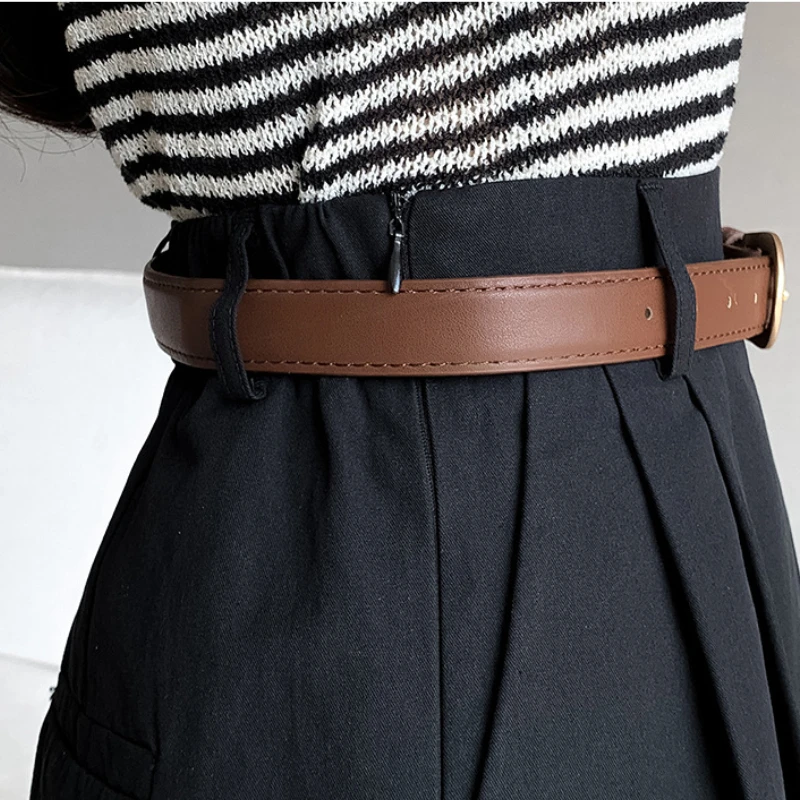 2023 Summer Fashion Cargo Shorts High Waisted Loose Wide Leg Pants A-line Casual Shorts  Black Shorts  Shorts for Women