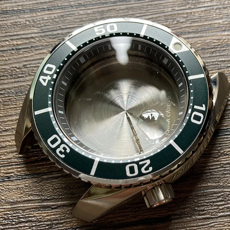 Watch Modify Parts 45MM Stainless Steel Seiko OEM Sumo SPB192J1 Case Sapphire Glass Rotating Bezel Fit NH35/36/4R/6R Movement