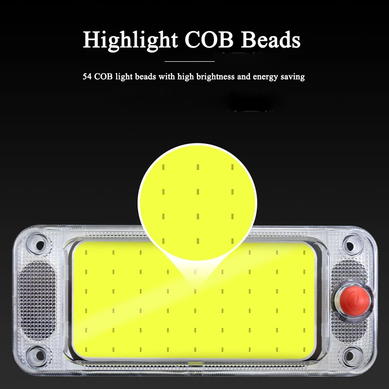 Фонарь для чтения фонаря на крышу кабины 12-24 В с выключателем ВКЛ./ВЫКЛ.