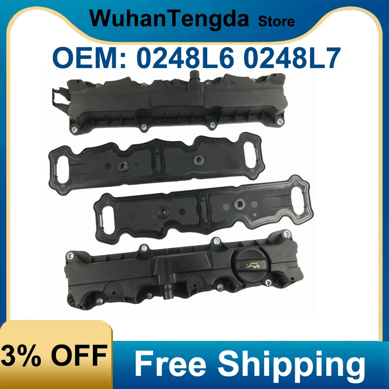 

Aluminium 0248L6 0248L7 0248J6/J7 0248R5/R4 0249C6/G0 16V 1.6 Engine Valve Cover Assembly With Gasket for Peugeot 307 308 408