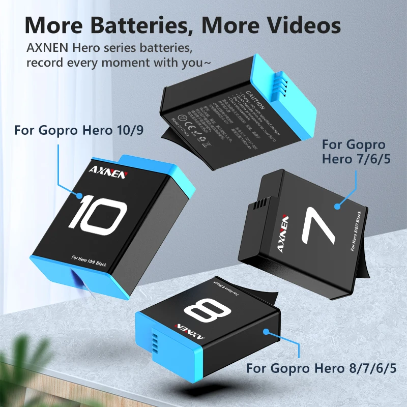 Аккумулятор или зарядное устройство для экшн-камеры GoPro Hero 11 10 9 8 7 6 5 - купить по