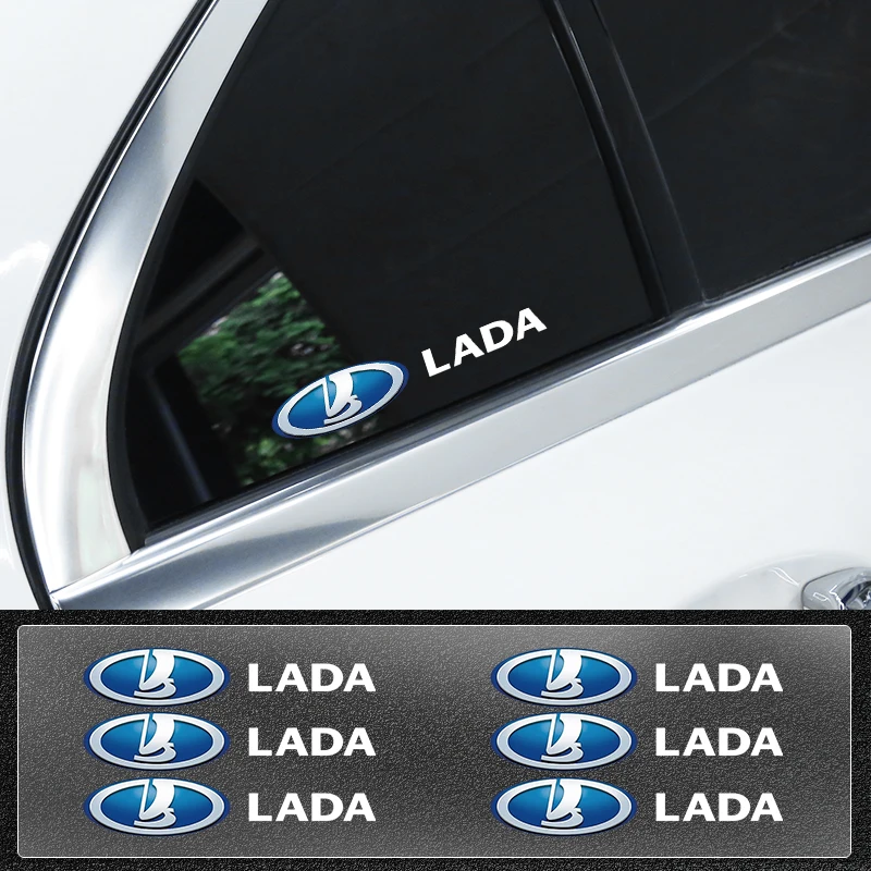 Автомобильные наклейки на боковое окно, Переводные картинки, автомобильные товары для Lada Vaz 2110 2111 Kalina 1117 1118 1119 Largus Niva 2123 Priora Samara 2109