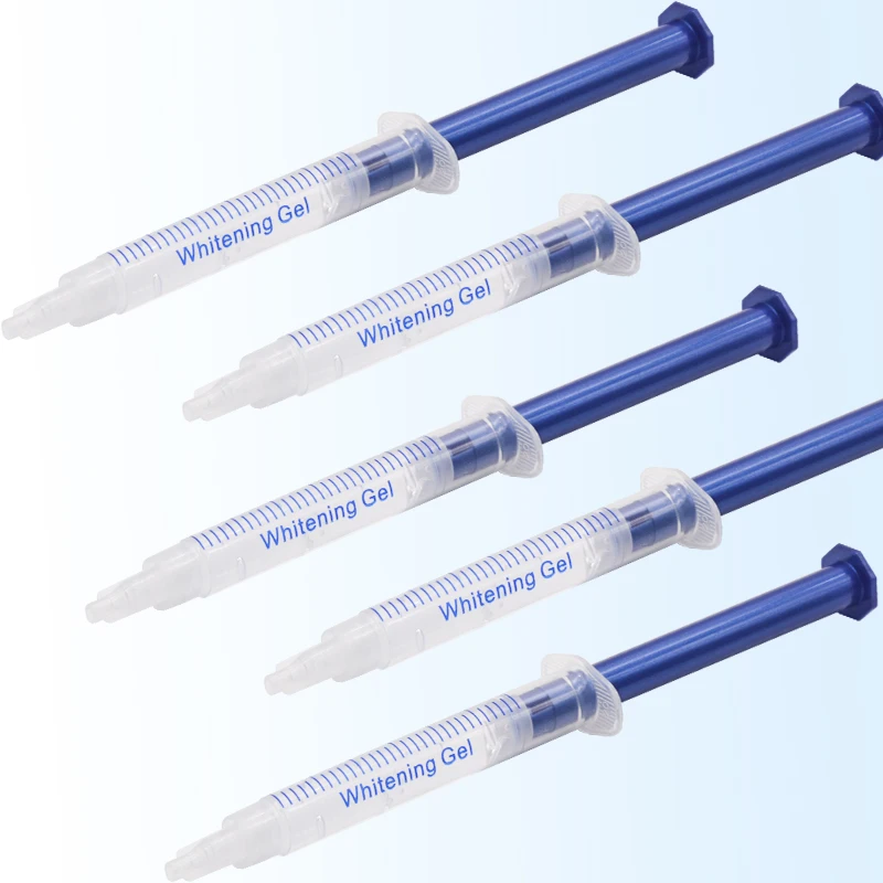 

5 pcs 3ml Teeth Whitening gel light Dental Equipment 44% Peroxide Bleaching clareador dental gel pens wholesale