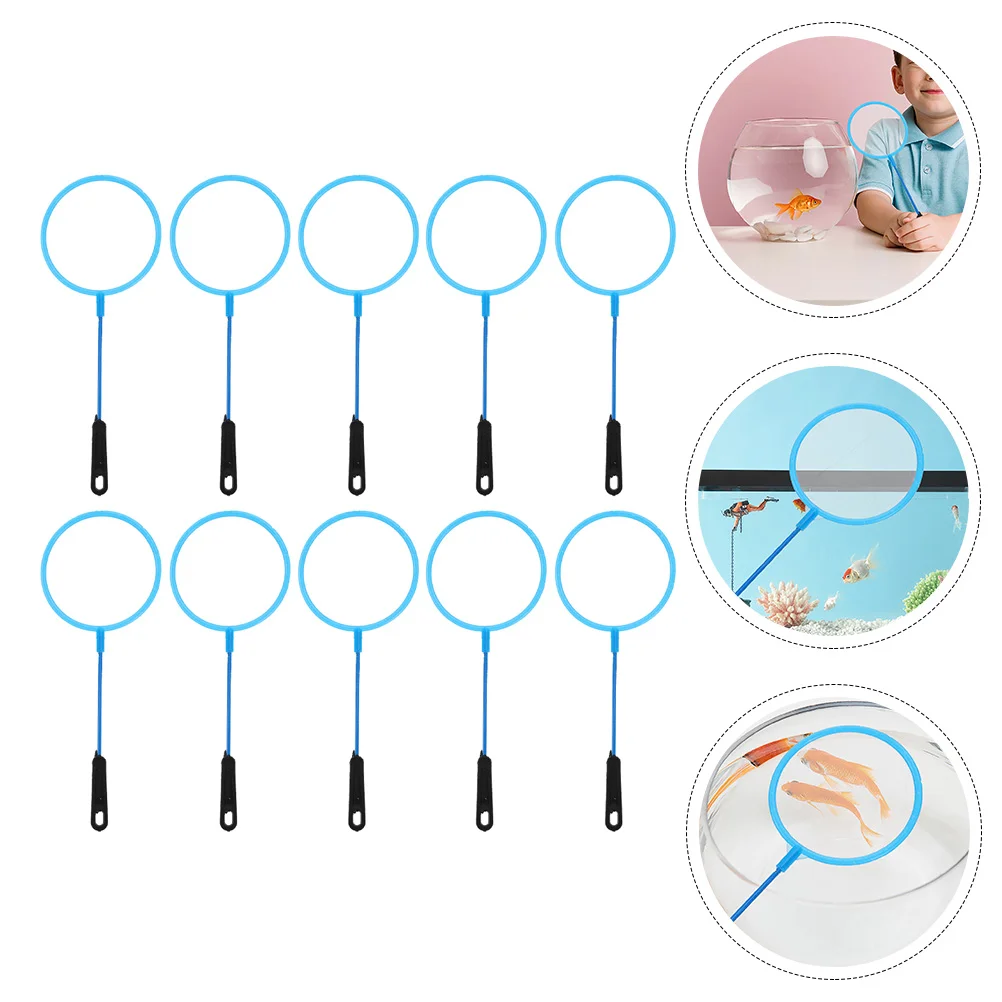 

Net Landing Mesh Catch Portable Aquarium Children Shrimp Tank Catcher Nets Crab Bait Kids Impurities Cleaner Round Kid