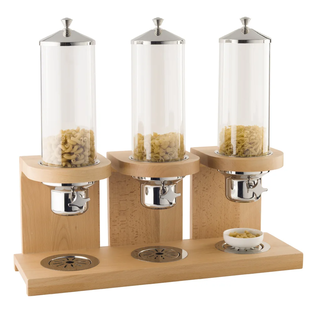 Диспенсер для сухих продуктов в ресторане буфет деревянный диспенсер контейнер