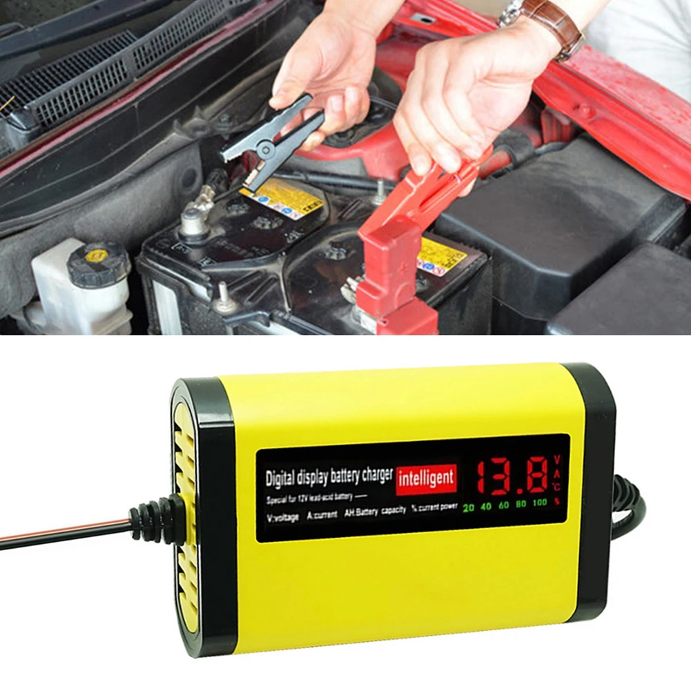 

Свинцово-Кислотное зарядное устройство для аккумуляторов с защитой от короткого замыкания, интеллектуальное зарядное устройство для акку...