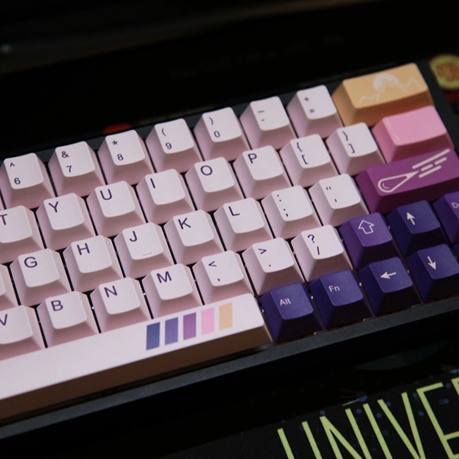 Колпачки для клавиш GMKY Alpine колпачки Cherry PBT с красителем Profile механической игровой