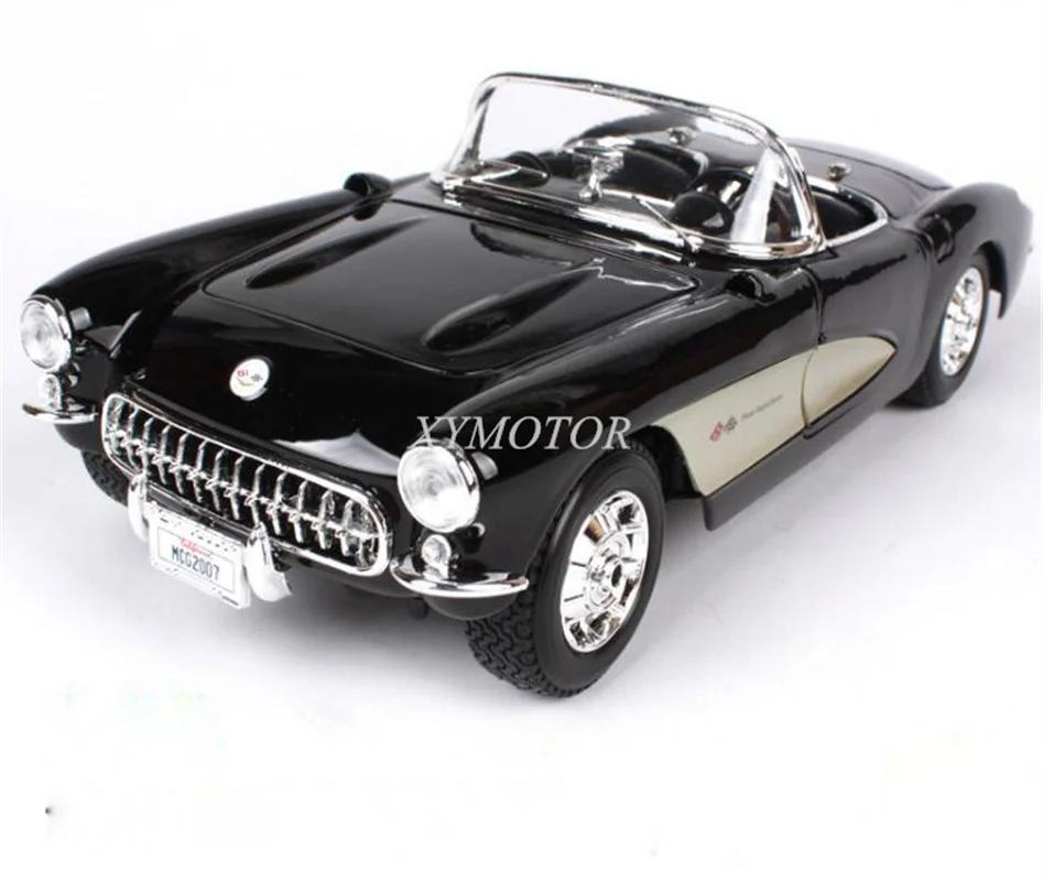 

Maisto 1/18 For Chevrolet Corvette 1957 Diecast Model Car Kids Toys Hobby Gifts Collection Display Ornaments