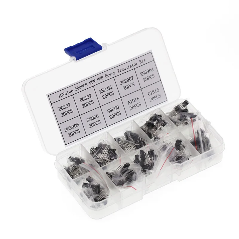 

20 шт. * 10 спецификаций, встроенный комплект транзисторов NPN TO-92 PNP BC337 BC547