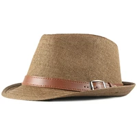 new summer retro men hat fedoras top jazz plaid hat adult bowler hats for women classic version chapeau hats trilby cap sombrero
