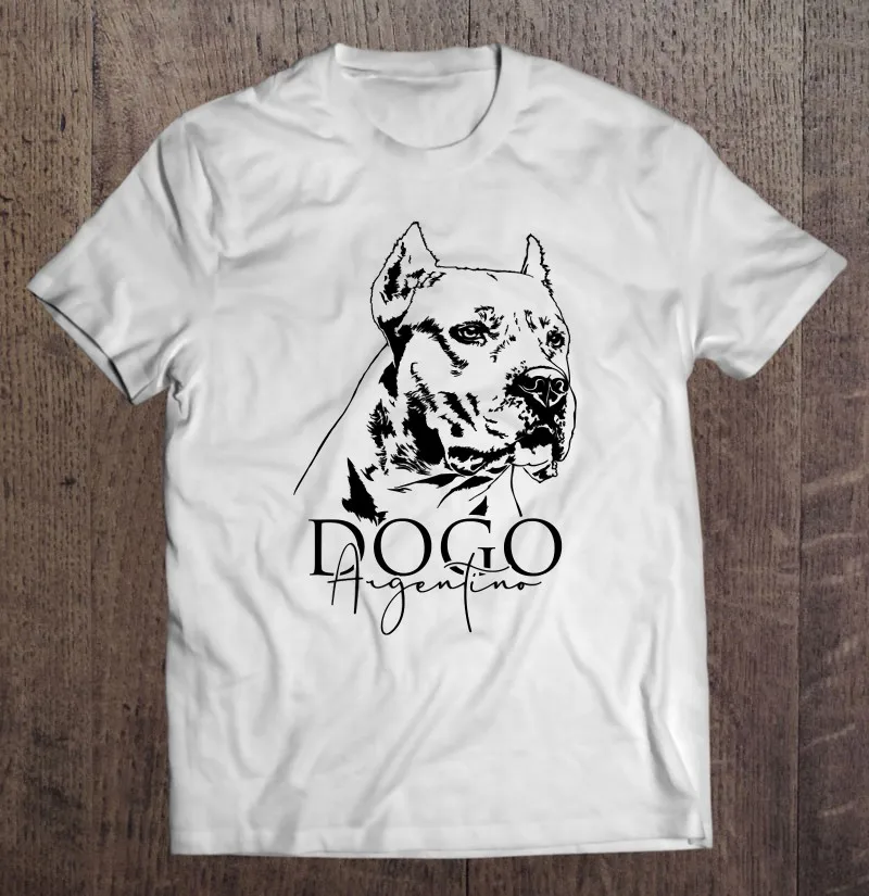 

Футболка мужская оверсайз, смешная рубашка с рисунком гордости Дого серебрино, собаки, портрет, подарок, подарок, 3 шт., летняя