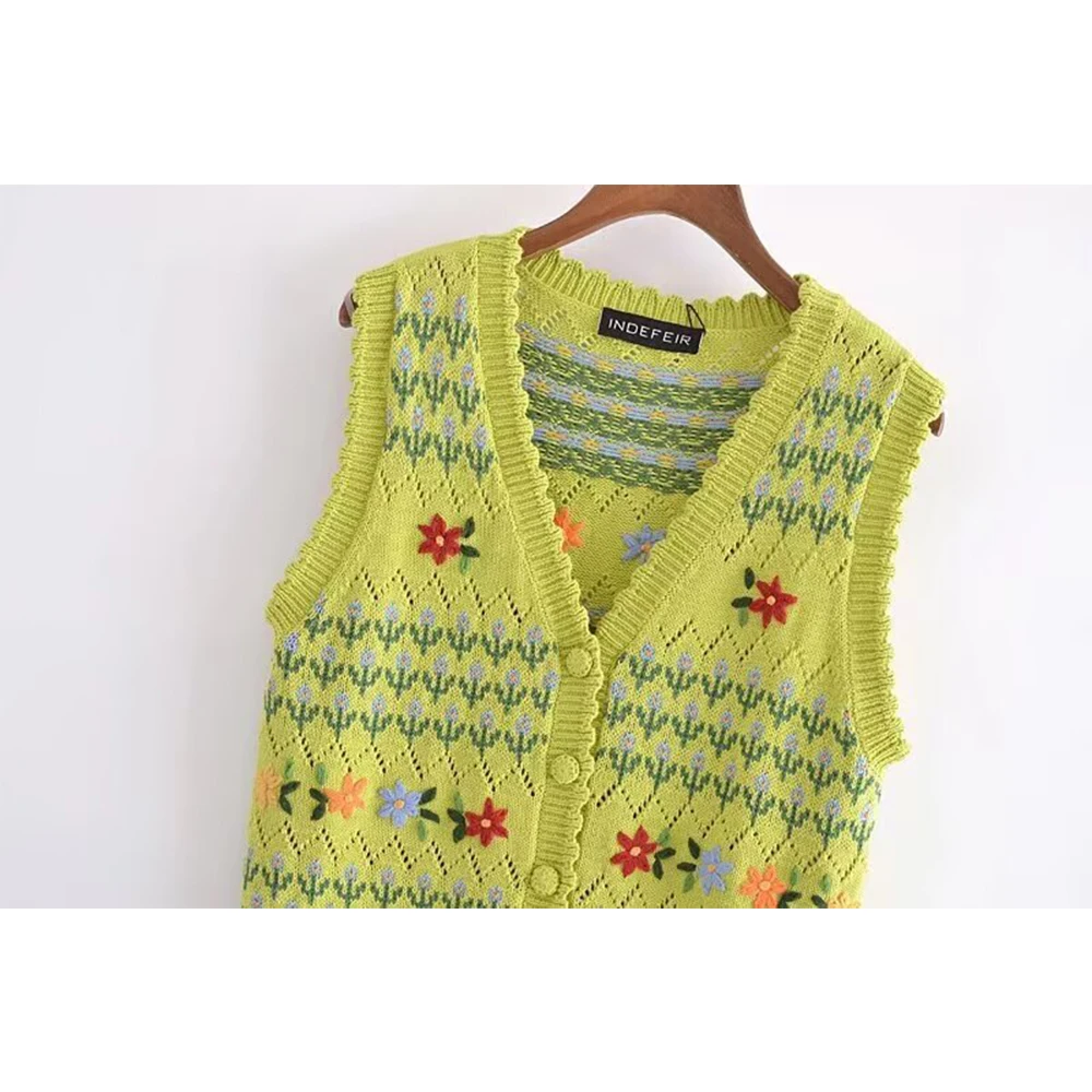 Женский однобортный жилет с V-образным вырезом без рукавов