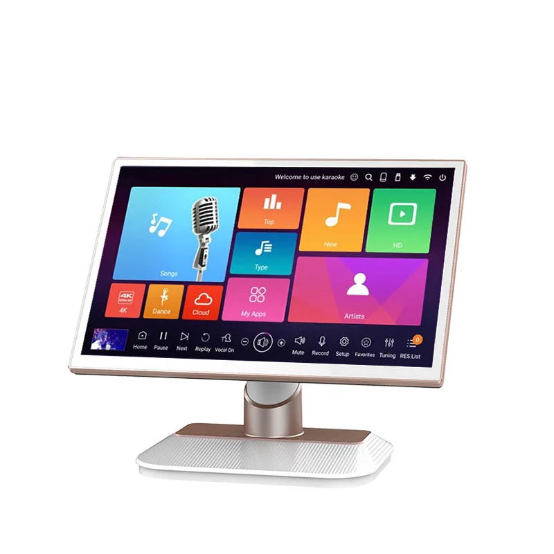 

4K Mega Vision Karaoke System Professional KTV Jukebox Wifi Touchscreen Player