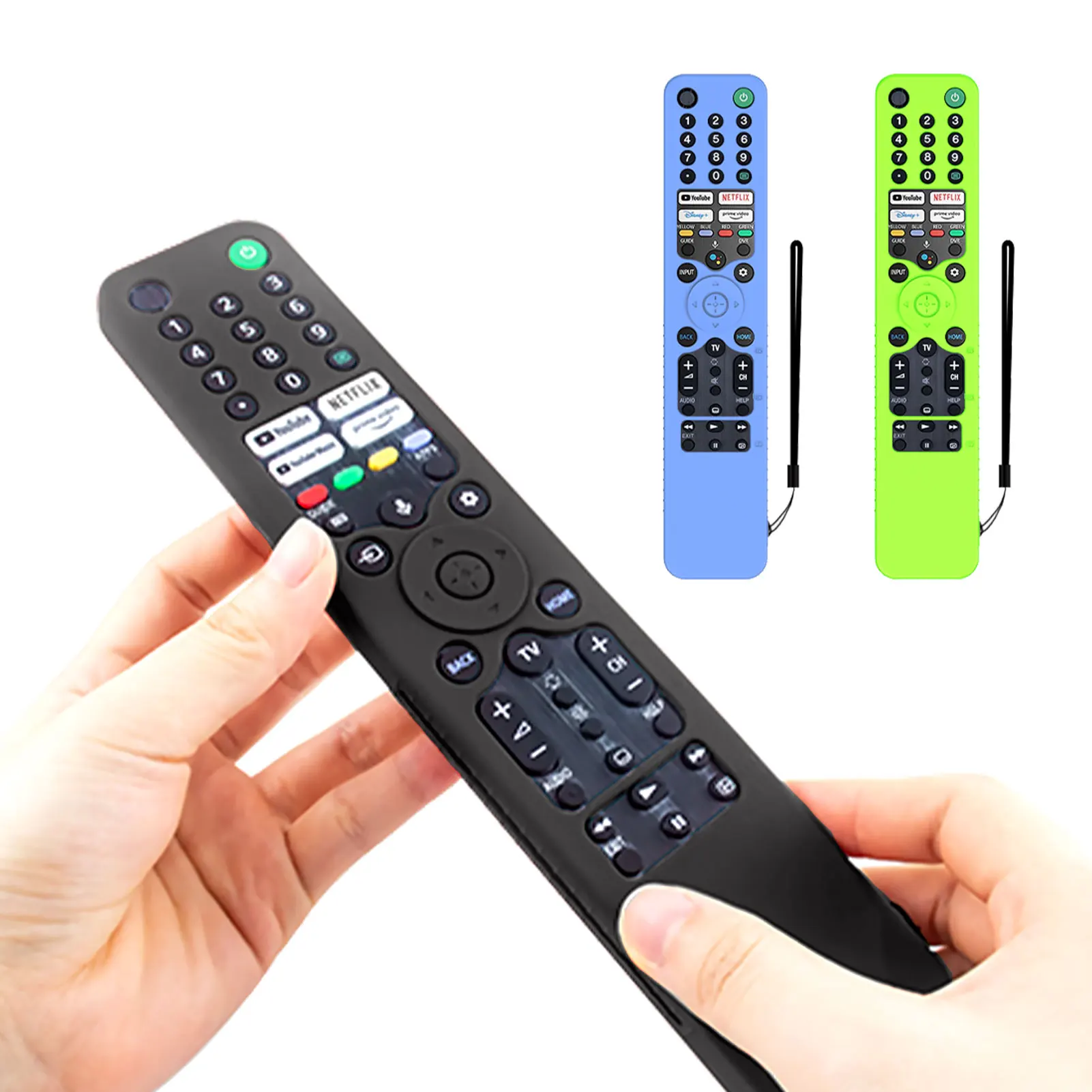 

Силиконовый защитный чехол для Sony RMF-TX600U/TX600P/TX600C/TX600E/TX500U/TX500E, сменные светящиеся Чехлы для пульта дистанционного управления с голосовым упра...