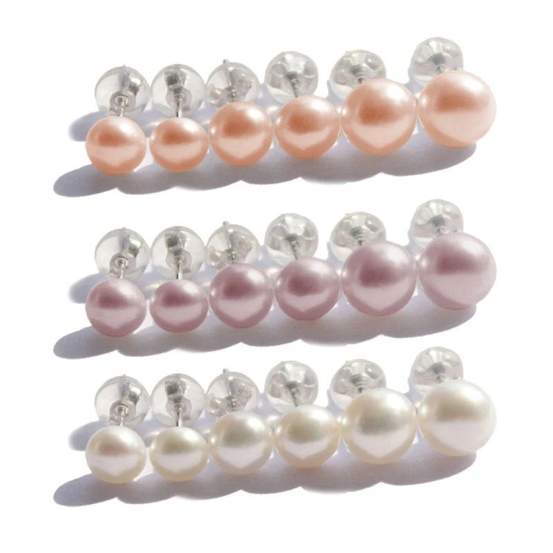 

Delicate Freshwater Pearl Earring Shinning for Summer Girls Wedding Party